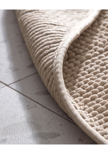Madame Coco Conques Banyo Paspas - Bej - 60x100 Cm Ekru