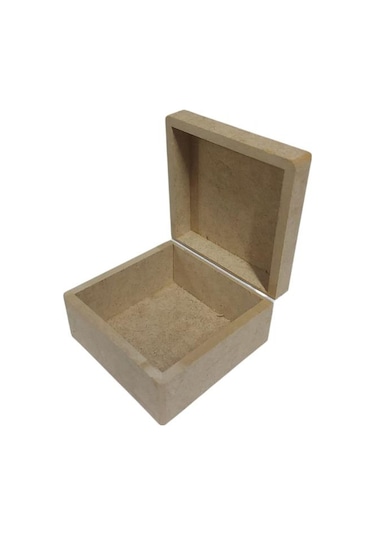 Ahşap Kare Kutu 10x10cm