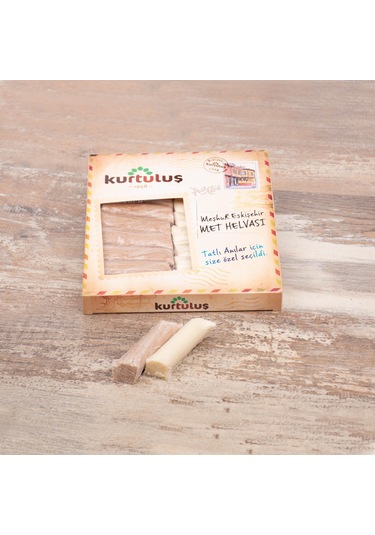 Kurtuluş Kuruyemiş Özel Kutu Met Helvası Sade ve Kakaolu 400 G