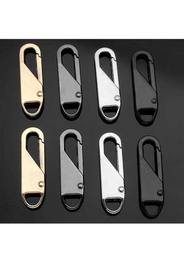 Flybuy 15 Adet Gümüş/altın Çıkarılabilir Zip Kafa, Evrensel Yedek Kafa Aksesuarı, Yüksek Kaliteli Metal, Kolay Montaj, Çamaşır Ve Sweater İçin