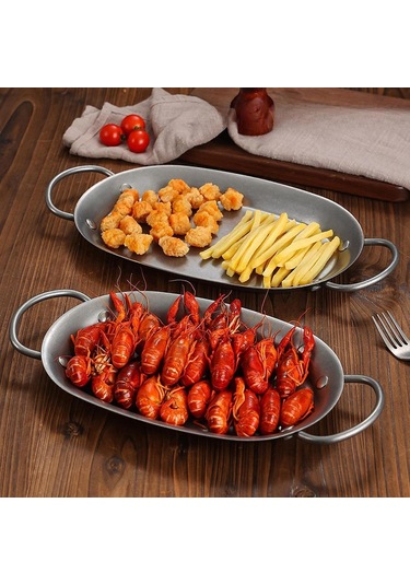 Suntek Paslanmaz Çelik Balık Pişirme Tepsisi Tavası Lazanya