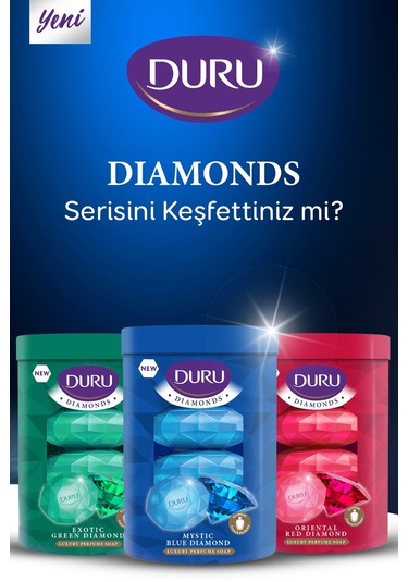 Duru Mystic Blue Diamond Güzellik Sabunu 4 x 360 G