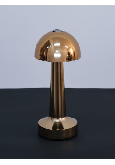 Zenlight Mantar Masa Lambası Altın