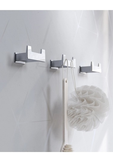 S-cube Askı, İkili - Krom Krom