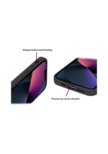 Bouletta Apple Uyumlu iPhone 14 Plus Deri Arka Kapak Fxcp Cz7 Mor