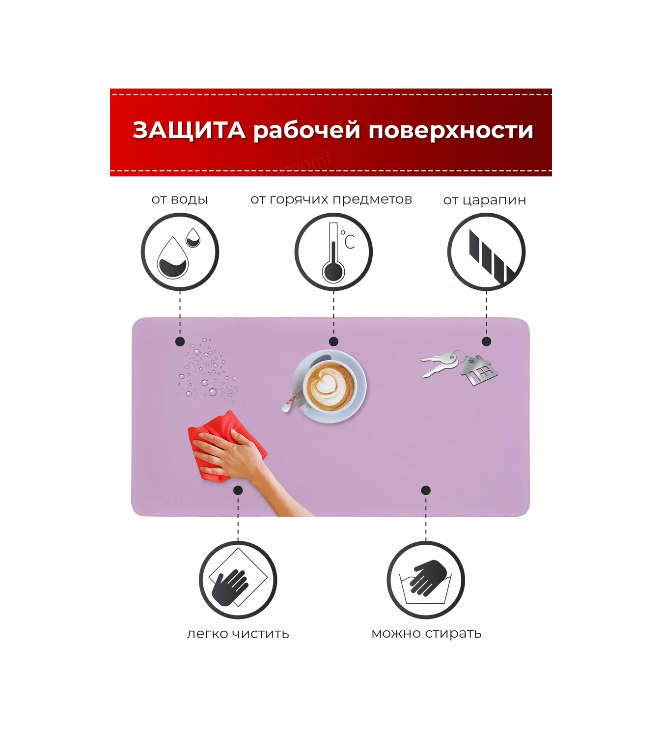 Fumıroomı Masa İçin Büyük Fare Pedi 80x40 262684522