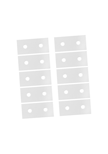 Yifomall Alüminyum Profil Bağlantı Plakası - 2 Delikli, Dayanıklı Ve Esnek Yapı İçin 10 Adet
