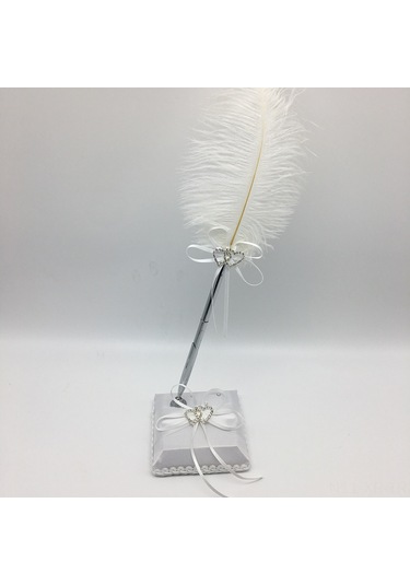 Xiyyadms Düğün Misafir Defteri İmza Seti - Kalem + Kalem Tutucu, Nikah Ve Özel Günler İçin Aksesuar