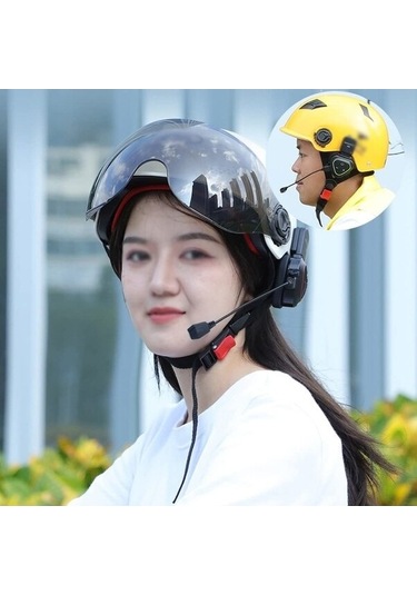 Jokmae Kablosuz Motosiklet Kulaklık Kask Su Geçirmez Konforlu Eller Serbest Arama Desteği Nj - Yüksek Kaliteli Motosiklet Ekipmanı