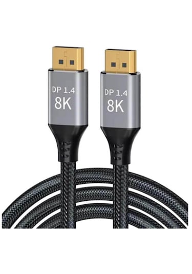 8k Displayport To Displayport 1.4 Kablo 2 Metre - Ultrahd 8k 60hz
