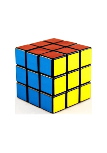 Zeka Küpü 3 X 3 Vakumlu Paket Rubik Sabır Küpü- Siyah