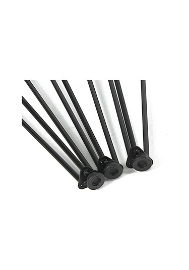 Firkete Sehpa Masa Ayağı 45 Cm. 3 Adet Siyah