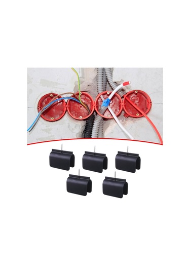 Suntek 5 Adet Alçıpan Priz İşaretleyicileri Elektrik Siyah