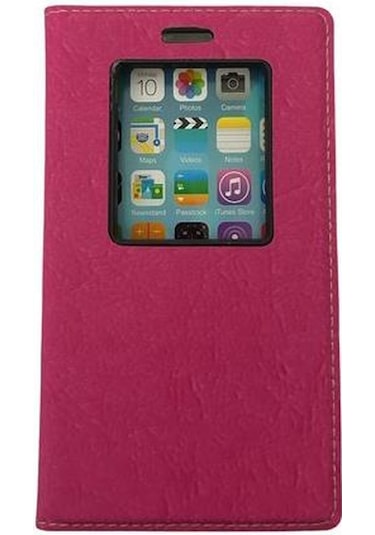 Jopus G2 İle Uyumlu Pembe Premium Kapaklı Kılıf Pembe