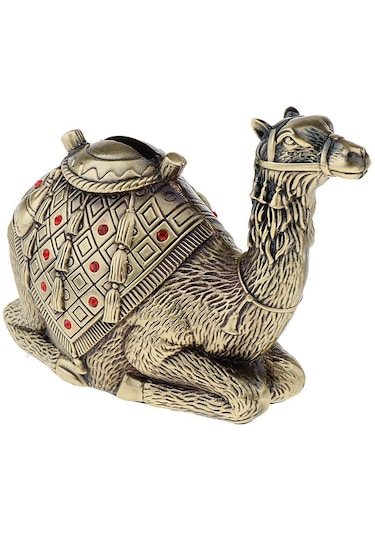 Dolıty Kırmızı Taklidi Deve Oyuncak Sikke Kumbara Para 14,5x6,5x9,5cm