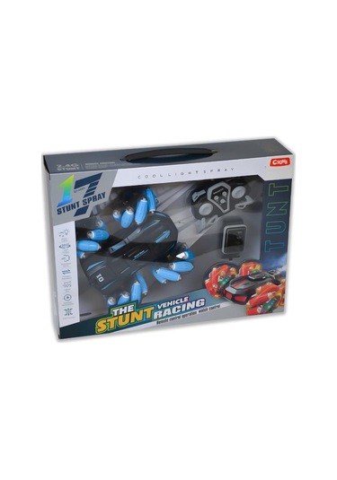 Ctoys 360 Derece Dönen Şarjlı Uzaktan Kumandalı Saatli Araç Mavi G132a Çok Renkli