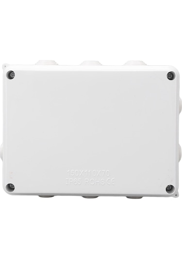 Tenfowee Abs Malzeme Ip65 Su Geçirmez Dış Mekan Elektrik Kutusu, 150x110x70mm, Pratik Kurulumlu Elektrik Kablo Kutusu