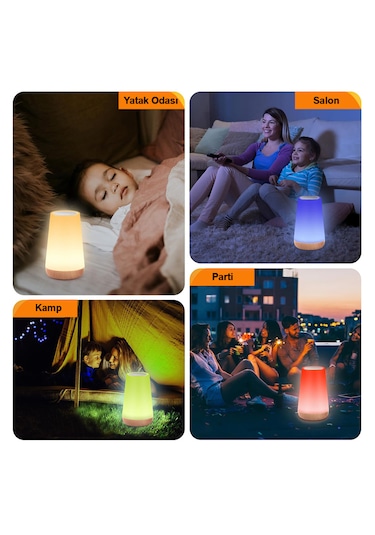 Greentech Masaüstü Şarjlı LED Aydınlatma Gece Lambası / GT-CL11