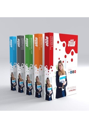 STİLO 2 HALKALI KLASÖR SİYAH