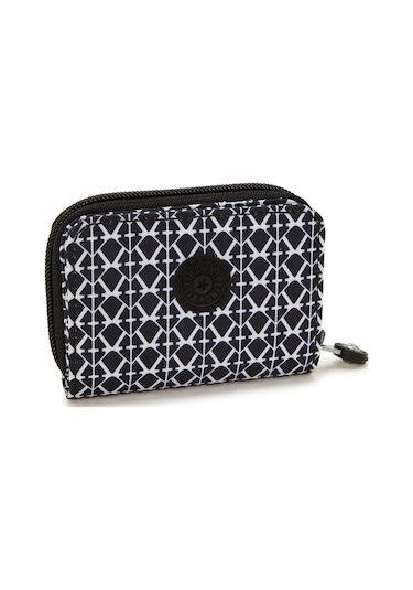 Kipling Kıplıng Tops Küçük Boy Cüzdan Siyah Sıgnature Prınt Siyah