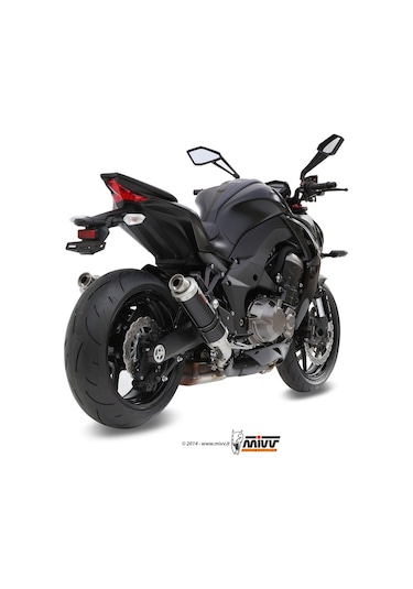 Mivv Kawasakı Z1000 Gp Steel Black Dual Slıp-On Egzoz