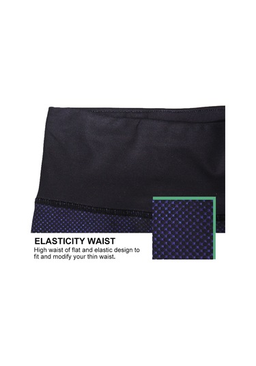 Kadın Baskılı Ve Gölge Hk06 Paıyıge Yoga Pantolonu Siyah - Kırmızı