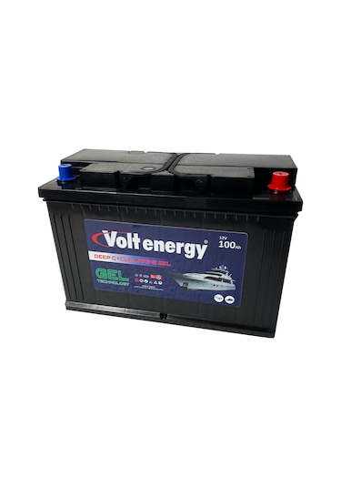 Volt Energy 12 V 100 Amper Deep Cycle Marin Jel Nanocarbon Akü
