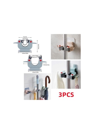Süpürge Askısı, Ev Paspas Askısı Klipsi, Duvara Monte Kumaş Askılı Saklama Rafı, Şemsiye Ve Toz Toplayıcı İçin Diğer