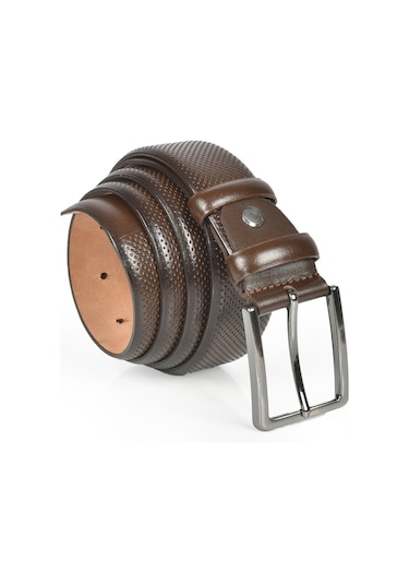 Deepsea Kahve Erkek Nokta Desenli Klasik Kemer 3,5 Cm Hakiki Deri Kemer 2104489 Kahve Deepsea Kahve Erkek Nokta Desenli Klasik Kemer 3,5 Cm Hakiki Deri Kemer 2104489 Kahve