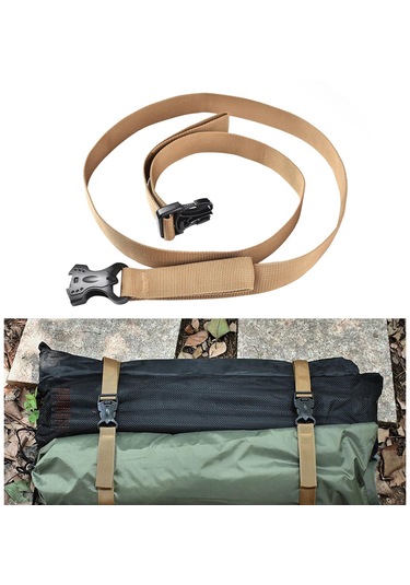 Homyl Seyahat Bagaj Sabitleme Kayışı Ambalaj Kemeri Çantası Haki