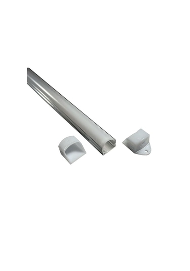 Lineer Alüminyum Boş Kasa Profil - Led Bar Boş Kasa Opak Cam 1metre