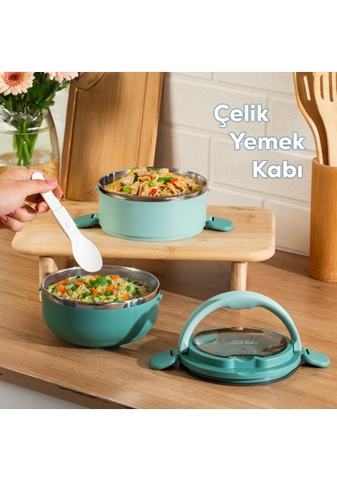 Porsima 66732-2 Stainless Steel Vakumlu Lunch Box Sefer Tası 1 L