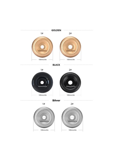 Xindoker 100mm Çiftli Metal Zımpara Tekerleği - 22mm Delikli, Açılı Taşlama Makinesi İçin