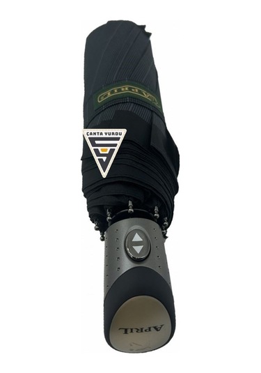 April A-216g A6 Su Geçirmez 10 Telli Tam Otomatik Şemsiye Siyah