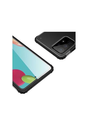 Zore Galaxy Uyumlu A72 Kılıf Msra Volks Kapak - Siyah Siyah