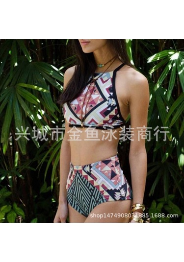 Geeroyoo 2019 Yeni Desenli Yüksek Bel Bikini - Hızlı Kuruma Ve Konforlu Kumaş Diğer