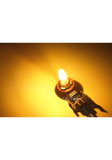 Oto Far Ampülü Sarı Işık 12V H1 H3 H4 H7 2 Adet
