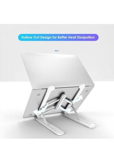 Didadodo 6 Seviyeli Katlanabilir Dizüstü Standı - Ofis & Ev Kullanımı Taşınabilir Stand