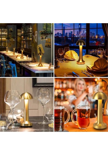 Samur Parti Parti Aksesuar & Kostüm Dekoratif Led Masa Lambası Amber