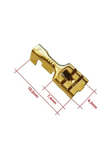 Sf2D Trk Kablo Ucu Dişi Terminal (6.3Mm-Tırnaklı) Seçenekli Ürün