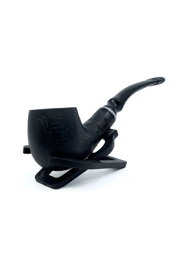 Dapper Bent Apple Briar Gül Kökü 9 Mm Filtreli El Yapımı Pipo - 3075