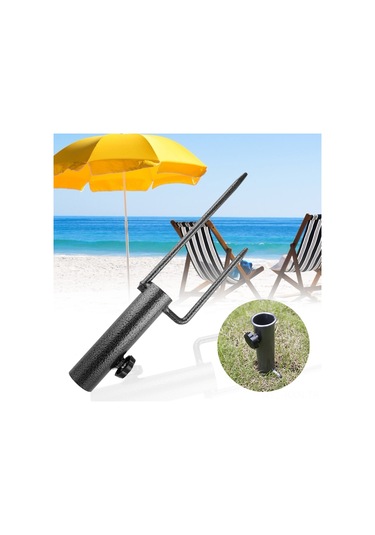 Kosona Stalın Çelik Kumsal Şemsiye Tabanı - Su/kum Doldurulabilir, Rüzgar Dayanıklı, Taşınabilir, Sabit Konum Sağlar Diğer