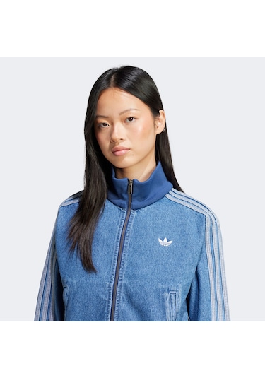 Adidas Denim Tt Kadın Mavi Ceket Jd2570 Lacivert
