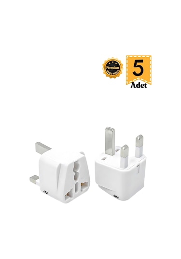 Mn6 M006 Priz Dönüştürücü/5 Adet/kıbrıs-hac Umre Prizi-g Plug Adapter-seyahat Adaptörü