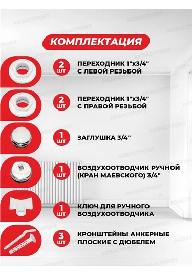 Thermofix 3/4 Radyatör Montaj Seti 273674438