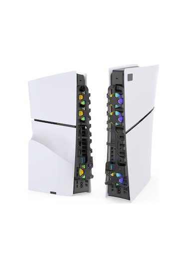 Ps5 Slim Kasa Soğutucu Fan Rgb Işıklı Dobe-tp5-3538s