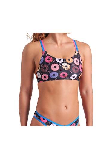 Arena Donuts Bandeau Kadın Siyah Yüzücü Bikini 009462590 Siyah Arena Donuts Bandeau Kadın Siyah Yüzücü Bikini 009462590 Siyah