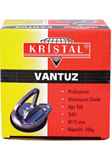 Kristal Profesyonel Vantuz Tekli 50 Kg