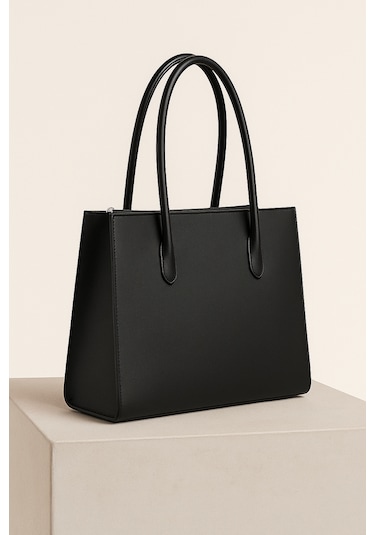 Hmo Store Urban Black Minimal Premium Omuz Çantası Siyah