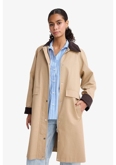 Defacto Regular Fit Kontrast Yaka Cepli Çıtçıtlı Pamuklu Trençkot E8594ax25aubg501 Bej Defacto Regular Fit Kontrast Yaka Cepli Çıtçıtlı Pamuklu Trençkot E8594ax25aubg501 Bej